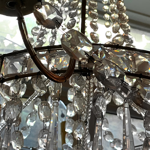 John Derian Handmade Crystal Chandelier Chandelier