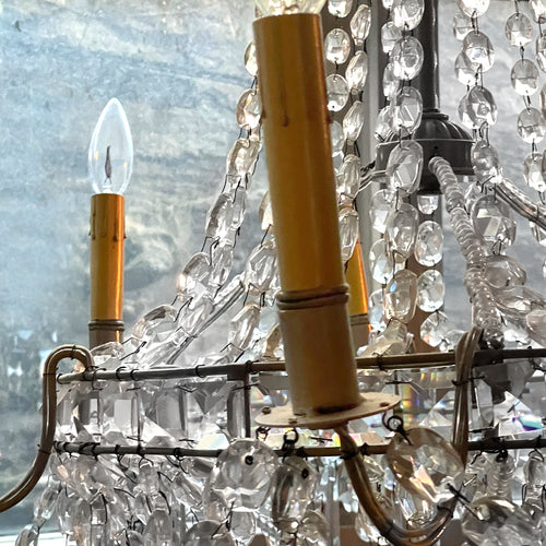 John Derian Handmade Crystal Chandelier Chandelier