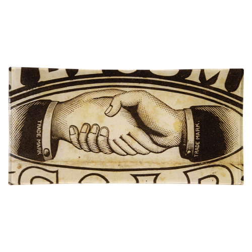 john derian Handshake 4 x 9" Rect. Tray