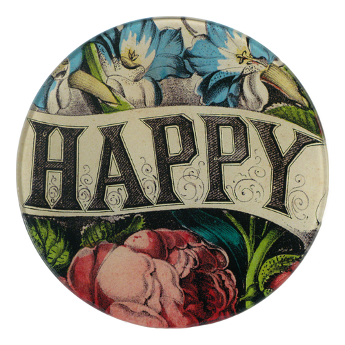 john derian Happy 5 1/4" Round Plate