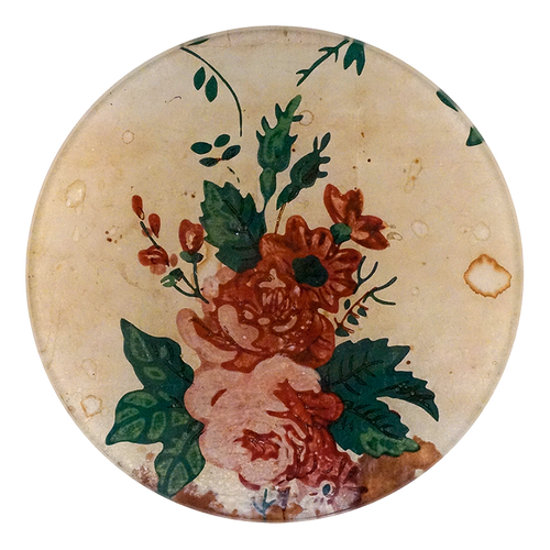 john derian Hatbox Detail (Floral) 5 1/4" Round Plate