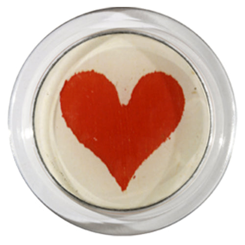 john derian Heart (Card Suits) 4" Coaster