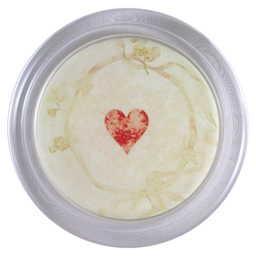 john derian Hearts Faded Suits 6" Coaster