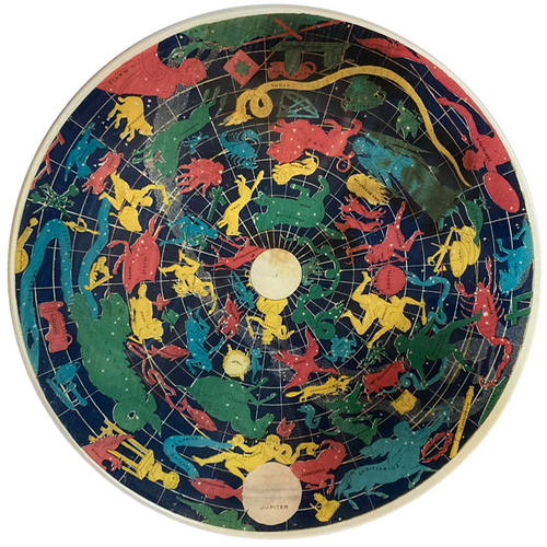 john derian Heavenly Bodies 13" Round Plate