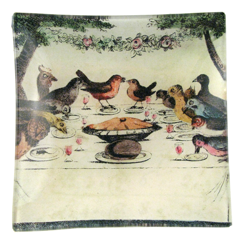 john derian High Tea Un Vide Poche (6" Square)