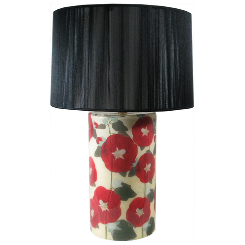 john derian Hollyhock Lamp Cylinder Lamp