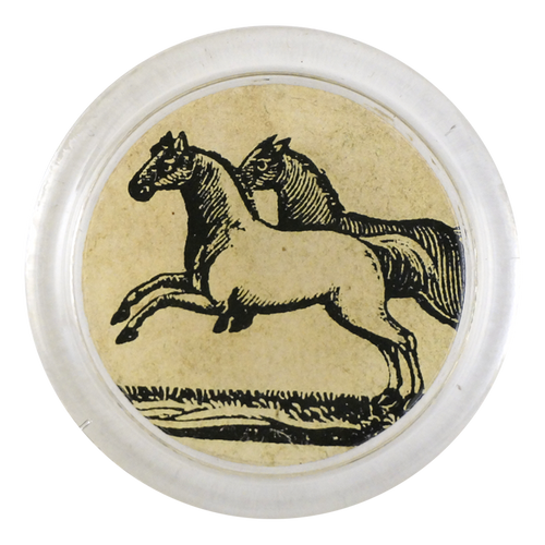 john derian Iconic - Horses 4" Coaster