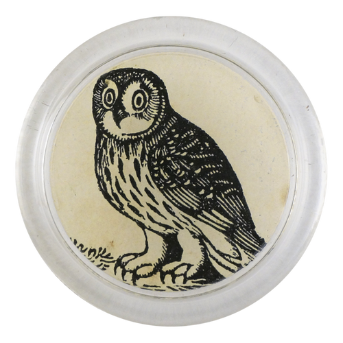 john derian Iconic - Owl 4" Coaster