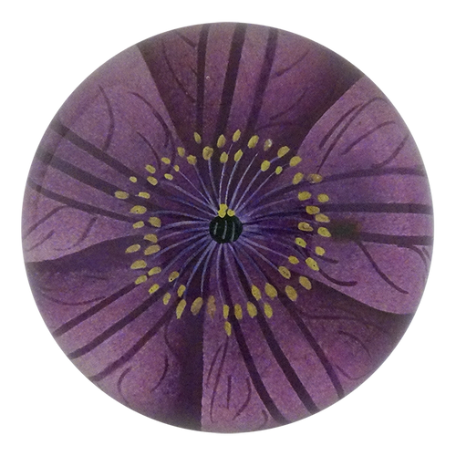 john derian Jackmanii Clematis Dome Paperweight