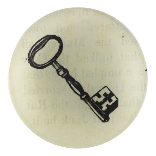 john derian Key 4" Round Plate