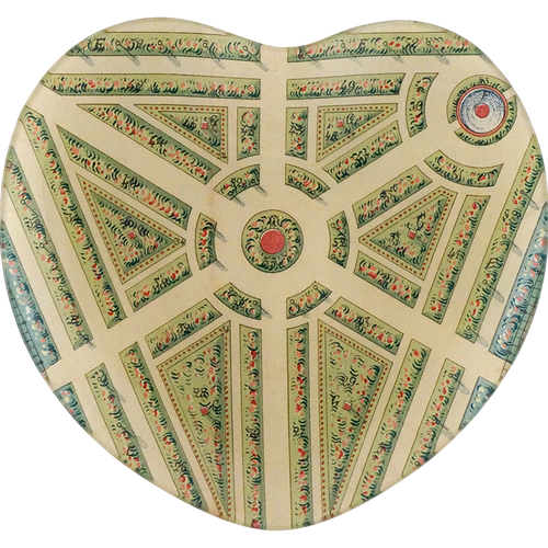 john derian La Roseraie 8" Heart Dish