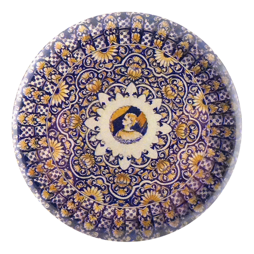 john derian Lady Blue Mirror & Pin