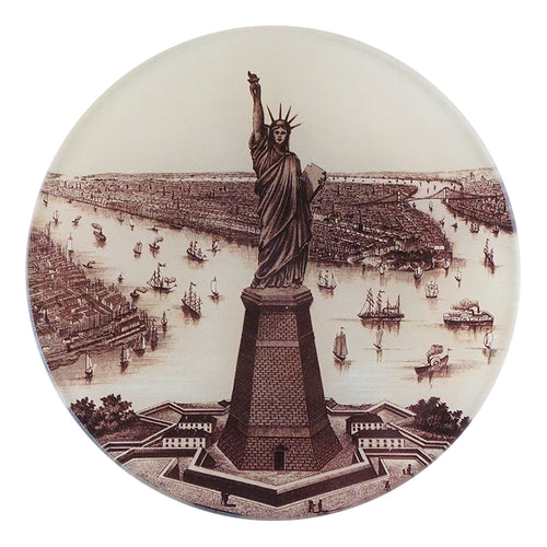 john derian Lady Liberty 5 1/4" Round Plate