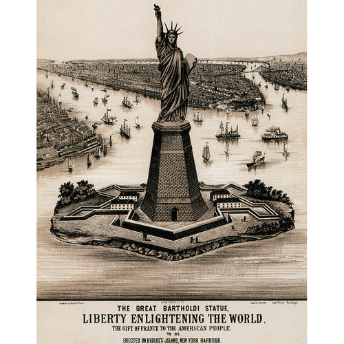 john derian Lady Liberty (p 346) 11" x 14" Rect. Tray