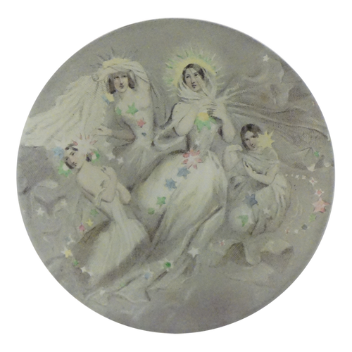 john derian Les Nebuleuses 5 1/4" Round Plate