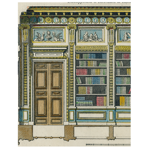 john derian Library Relief (p 307) 11" x 14" Rect. Tray