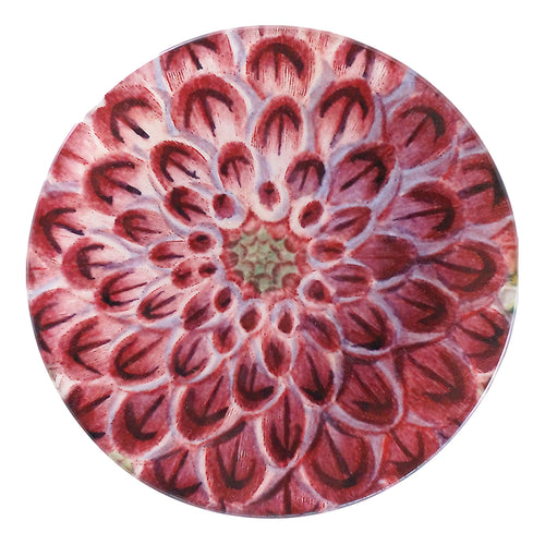 john derian Light Purple Dahlia 5 1/4" Round Plate