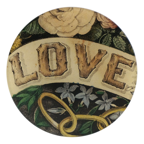 john derian Love 2 5 1/4" Round Plate