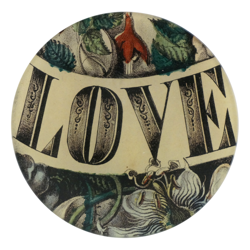 john derian Love 5 1/4" Round Plate
