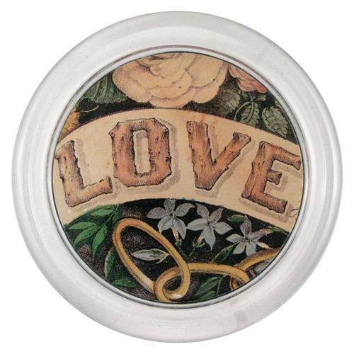 john derian Love Twig 6" Coaster