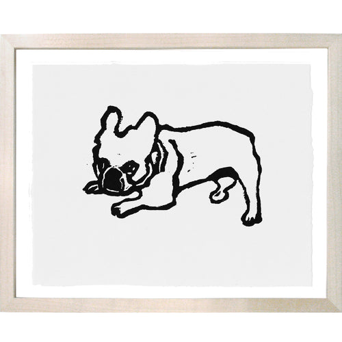 john derian Mark's Dog 8 x 10" Linocut Print