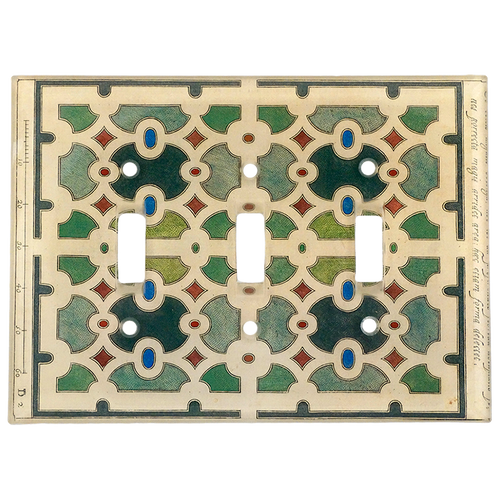 john derian Maze Triple Switch Cover