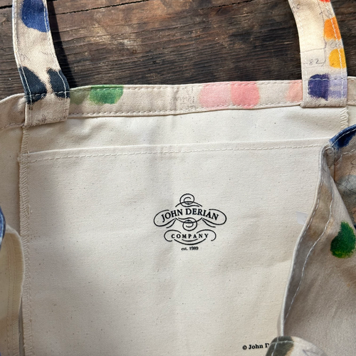 John Derian Mixed Tones Canvas Tote Bags