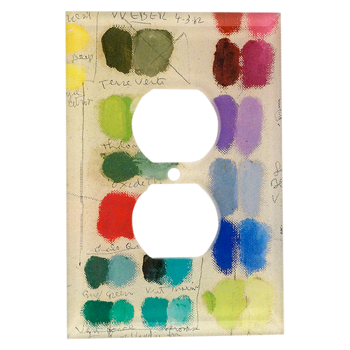 john derian Mixed Tones Outlet Plate Cover