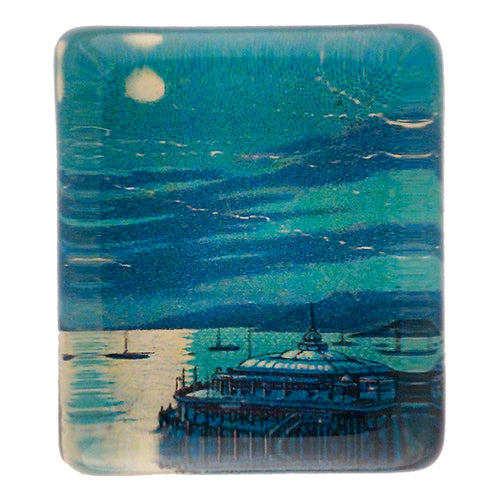 john derian Moon's Reflection Rectangular Charm