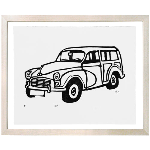 john derian Morris Miner 8 x 10" Linocut Print