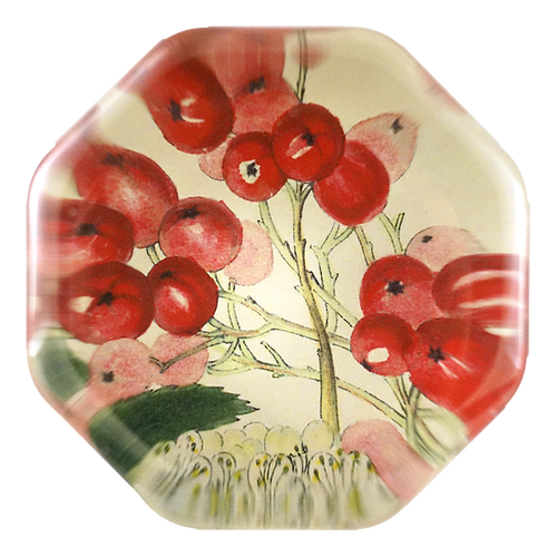 john derian Mountain Ash Berries Octagonal Charm