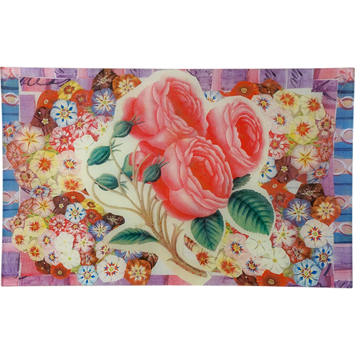 john derian Multiphlox (Collage) 10 x 16" Rect. Tray