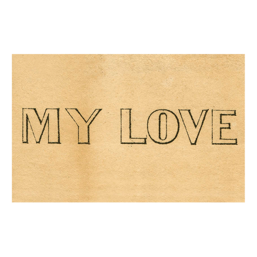 john derian My Love Postcard (Pack of 10)