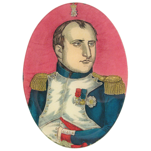 john derian Napoleon Portrait 10 x 14" Oval