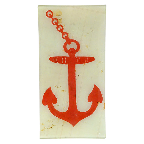 john derian Orange Anchor 6 x 12" Pencil Tray