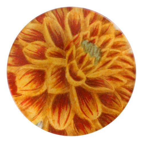 john derian Orange Dahlia 4" Round Plate