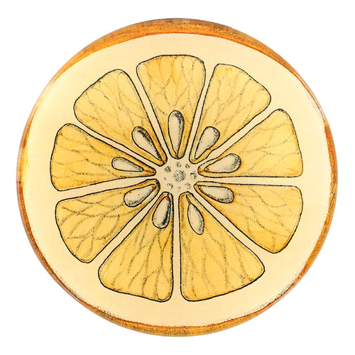 john derian Orange Slice 5 1/4" Round Plate