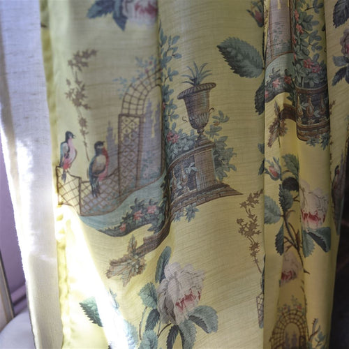 John Derian Ornamental Garden Mimosa Fabric