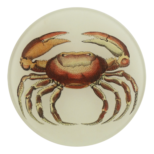 john derian Oval Crab 4" Round Plate