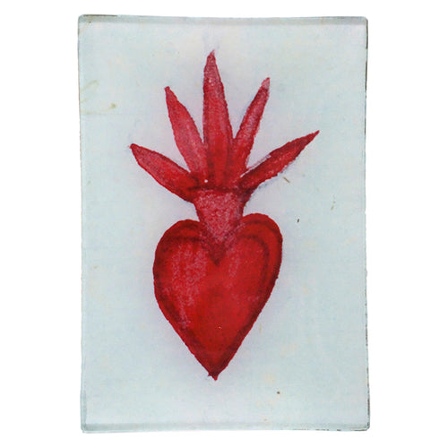 john derian Painted Heart 4.5 x 6.5" Mini-Tray