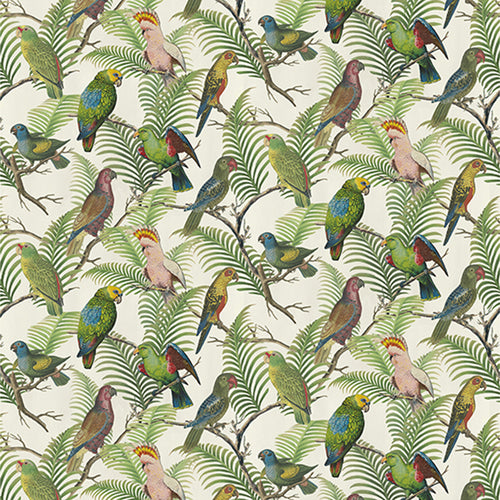 john derian Parrot and Palm Azure Fabric