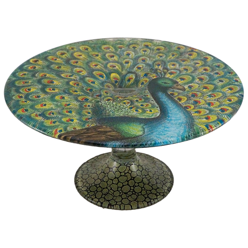 john derian Peacock Stacking Cake Pedestal