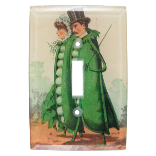 john derian Peas in a Pod Switch Plate Cover