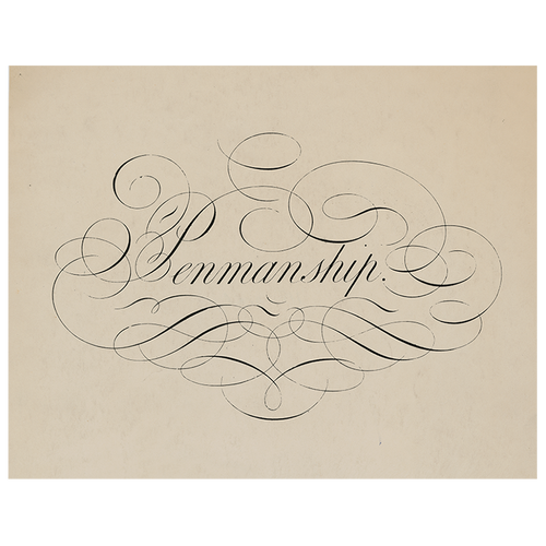 john derian Penmanship (p 41) 11" x 14" Rect. Tray