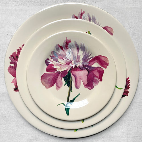 John Derian Peony 10" Dinner Plate Melamine