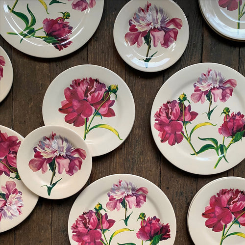 John Derian Peony 10" Dinner Plate Melamine