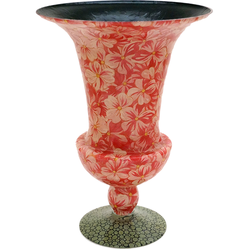 john derian Pink Hydrangea Footed Urn