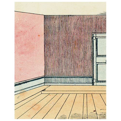 john derian Pink Room (p 5) 11" x 14" Rect. Tray