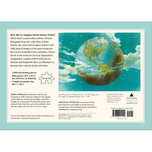 John Derian Planet Earth 1 000-Piece Puzzle