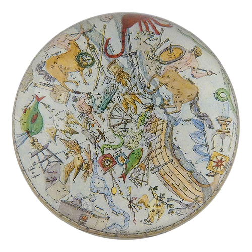 john derian Planisphere Dome Paperweight